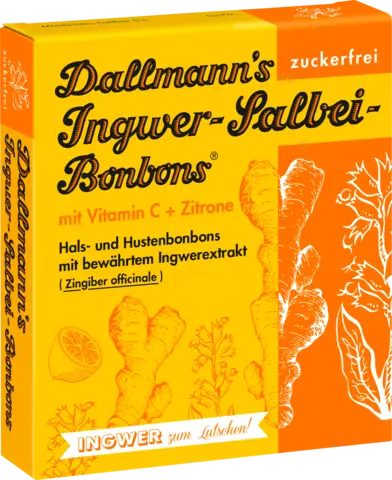 Ingwer-Salbei-Bonbons von DALLMANNS
