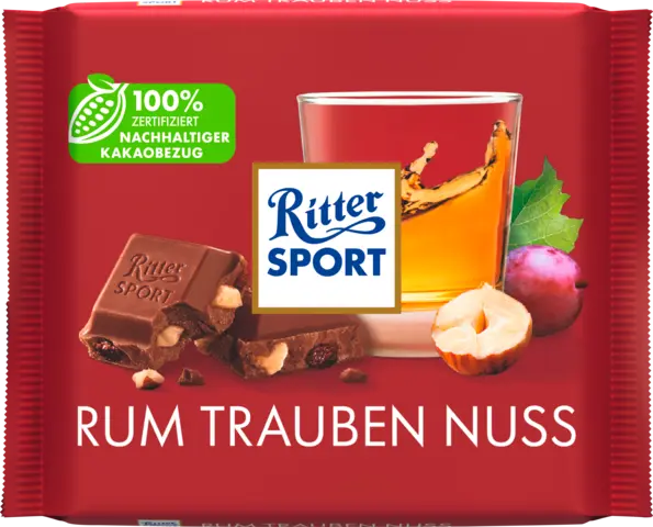 Rum Trauben Nuss Tafel von RITTER SPORT