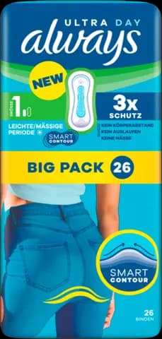 Damenbinden Ultra Normal Big Pack Gr.1 26ST von ALWAYS