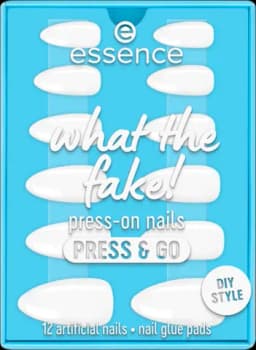 What the Fake Press-On Nails bare white 02 von ESSENCE