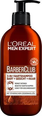 Barber Club XXL 3 in 1 Bart, Gesicht & Haar Shampoo von LOREAL