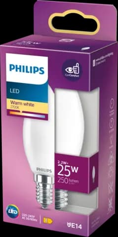 LED Birne Kerzenform E14 25W von PHILIPS
