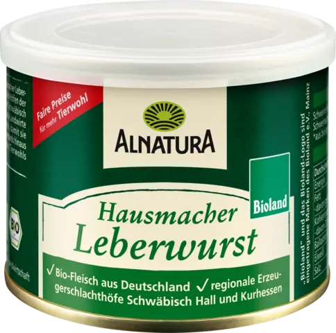 Bio Hausmacher Leberwurst von ALNATURA