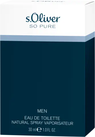 So Pure Men Eau de Toilette Natural Spray von S.OLIVER