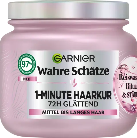 Wahre Schätze Reiswasser Ritual 1-Minute Haarkur von WAHRE SCHÄTZE