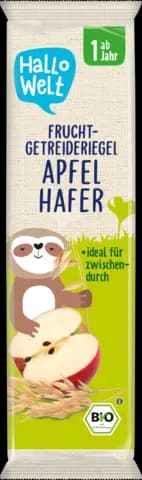Fruchtriegel Apfel Hafer von HALLO WELT