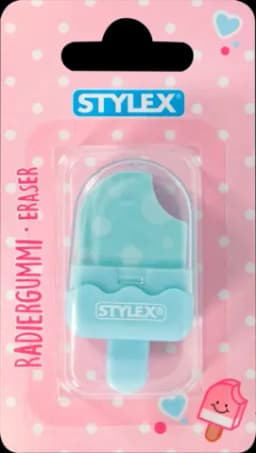 Radiergummi Eis 59 x 30 x 15 mm von STYLEX