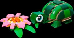 Lego 31377 Creator Schildkröte mit Seerose von LEGO