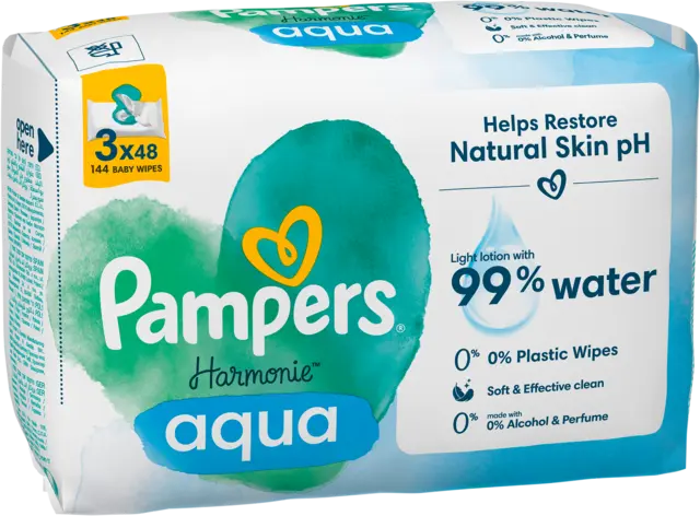Harmonie Aqua Feuchttücher von PAMPERS