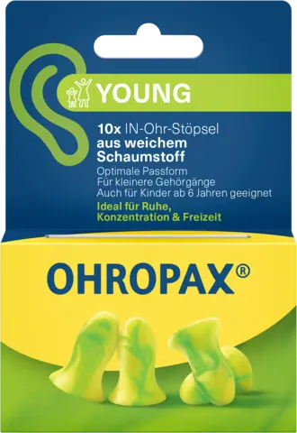 Schaumstoffstöpsel Young von OHROPAX