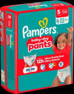 Baby Dry Pants Windeln Größe 5 von PAMPERS