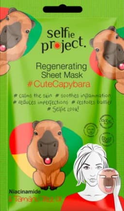 Regenerating Sheet Mask CuteCapybara von SELFIE PROJECT