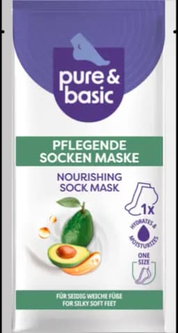 Pflegende Socken Maske von Pure&Basic