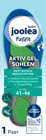 Fußfit Active Gel Sohle von JOOLEA