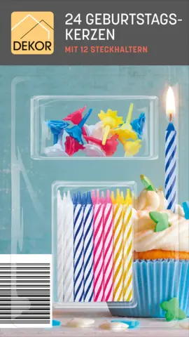 Geburststagskerzen von DEKOR