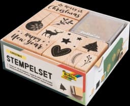 Holzstempel X-Mas Set von FOLIA
