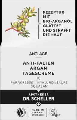 Anti Falten Argan Tagespflege von DR.SCHELLER