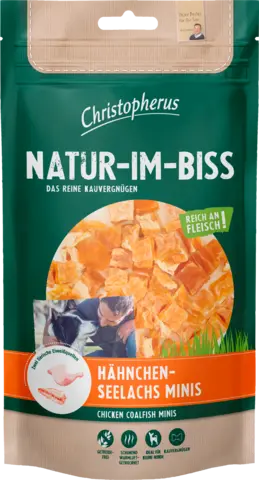 Natur-Im-Biss Genießersnack Hähnchen-Seelachs Minis von CHRISTOPHERUS