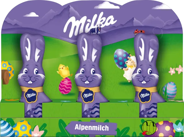 Schmunzelhase Alpenmilch von MILKA