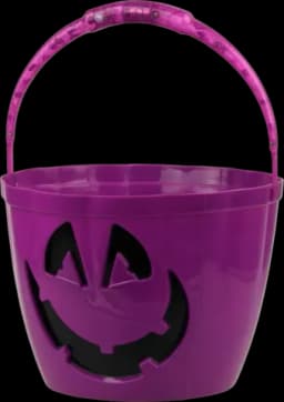 LED Halloweeneimer lila von DIV.SAISONMARKEN