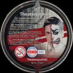 Theaterschminke Schwarz von JOFRIKA