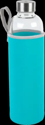 Axentia Trinkflasche Glas türkis 1l von DIV.SAISONMARKEN