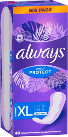 Daily Protect Extra Long Slipeinlagen von ALWAYS