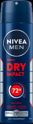 MEN Dry Impact Anti-Transpirant Spray von NIVEA