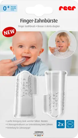 Finger-Zahnbürste Silikon von REER
