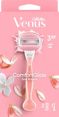 ComfortGlide Spa Breeze Rasierer + 2 Klingen von GILLETTE