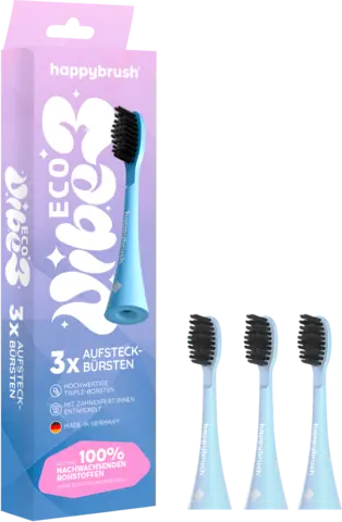Aufsteckzahnbürsten Eco Vibe V3+ Sunrise von HAPPYBRUSH