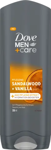 Men+Care Pflegedusche Sandalwood + Vanilla Duft von DOVE