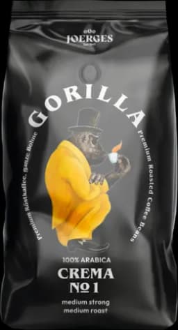 Gorilla Crema No. 1 ganze Bohnen von GORILLA
