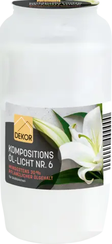 Kompositions Öl-Licht Nr. 6, transparent von DEKOR