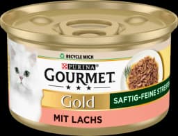 Gourmet Gold saftig-feine Streifen mit Lachs von GOURMET