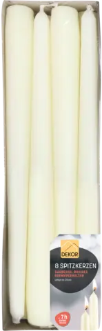 Spitzkerzen, creme von DEKOR
