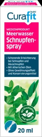 Meerwasser Schnupfenspray von CURAFIT