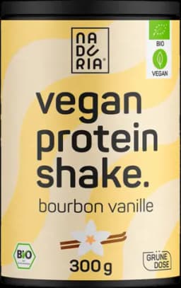Bio Vegan Protein Shake Bourbon Vanille von Naduria