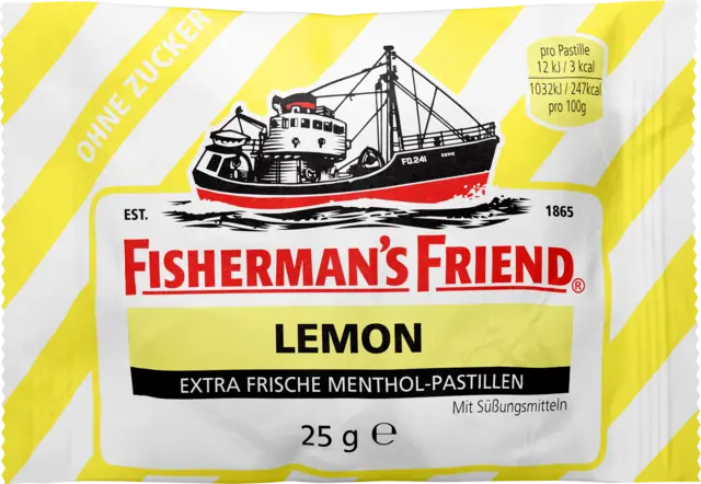 Lemon ohne Zucker Pastillen von FISHERMAN´S