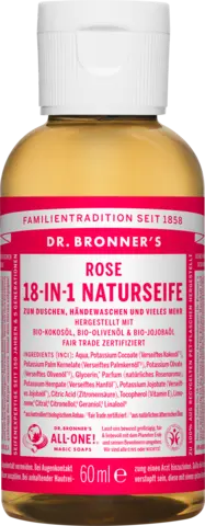 18-in-1 Naturseife Rose von DR.BRONNERS