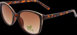 Damen Sonnenbrille Kunststoff demi braun von DIV.SAISONMARKEN