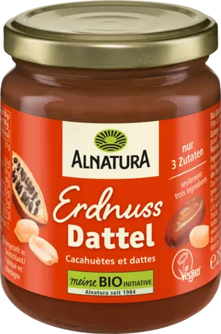 Bio Erdnuss-Dattel-Kakao Creme von ALNATURA