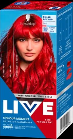 Live Colour Moment Haarfarbe Pillar Box Red 092 von SCHWARZKOPF