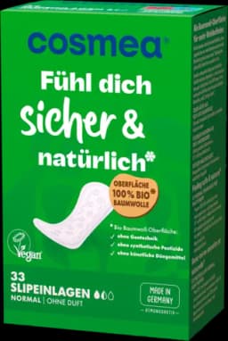 Slipeinlagen bio & vegan von COSMEA