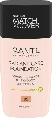 Radiant Foundation 05 neutral beige von SANTE