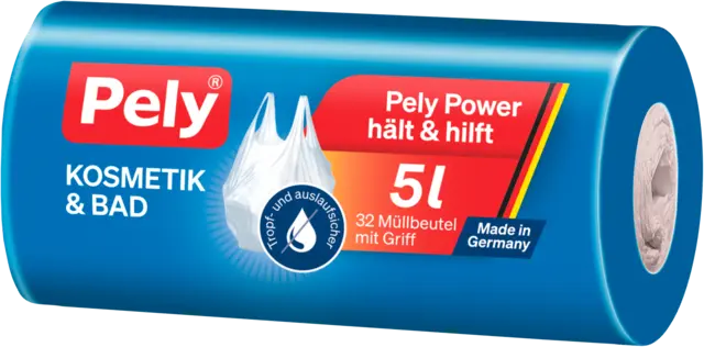 Müllbeutel Kosmetik & Duft 5l mit Griff von PELY