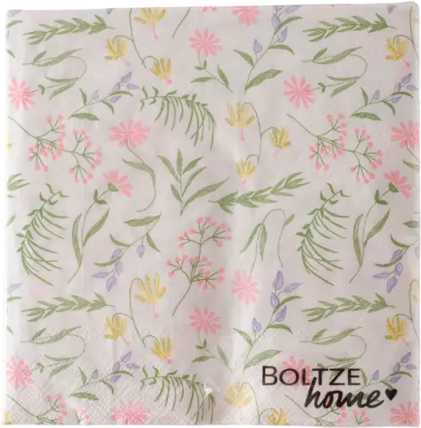 Servietten Blossom Papier 3-lagig 17 x 17 cm von BOLTZE