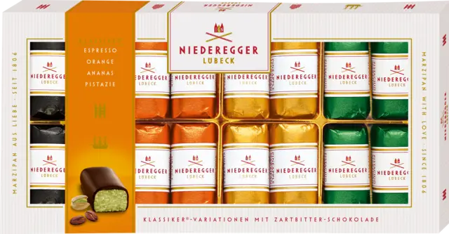 Marzipan Klassiker Variationen von NIEDEREGGER