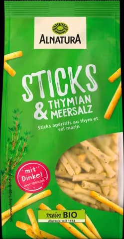 Bio Sticks Thymian&Meersalz von ALNATURA