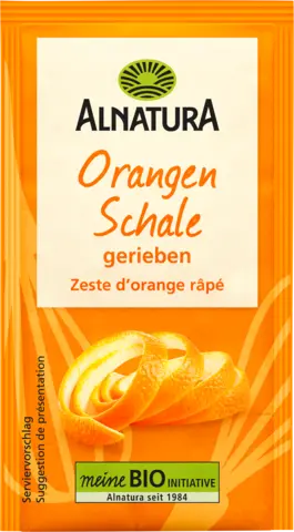Bio Orangenschale gerieben von ALNATURA